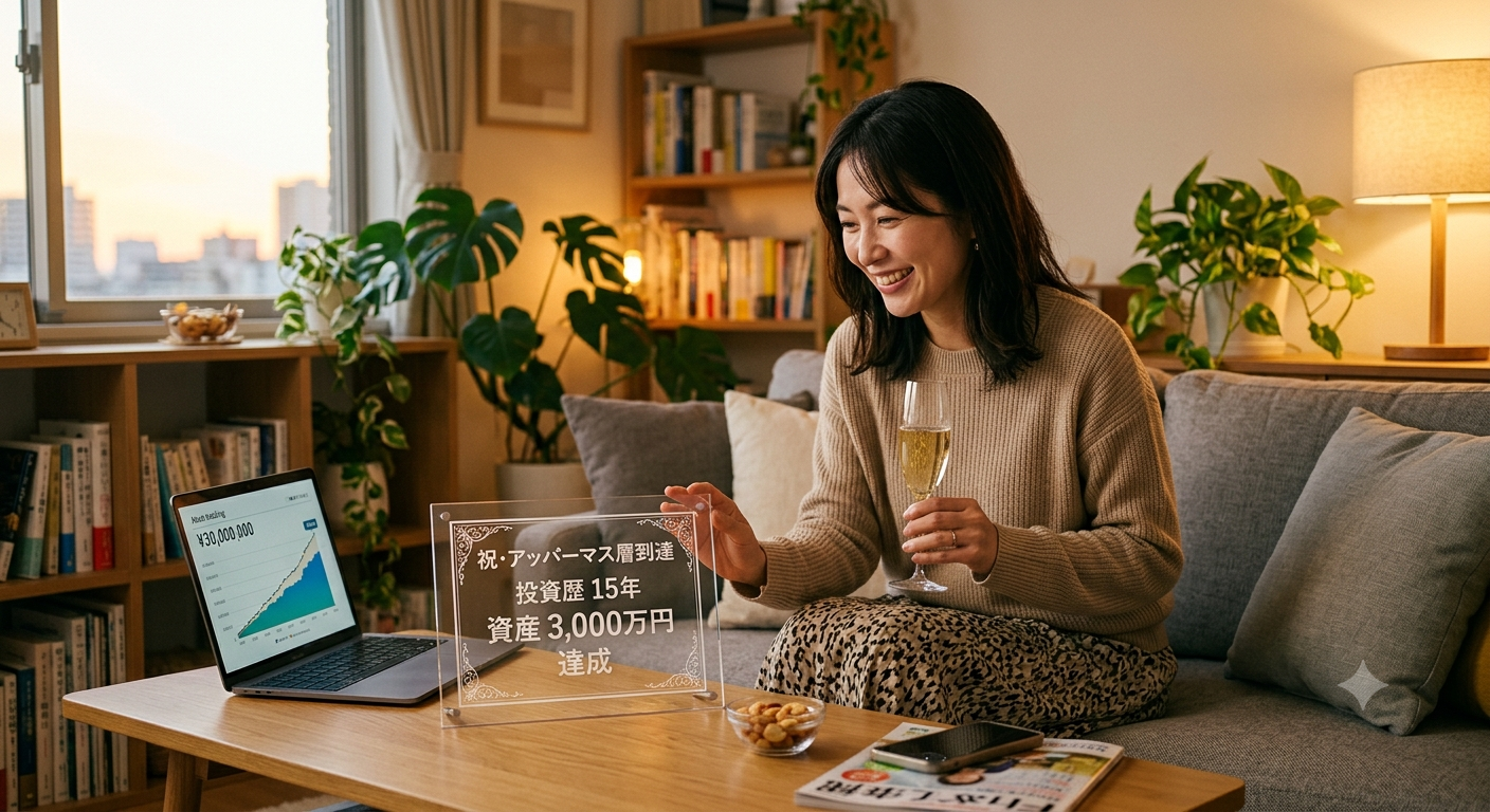 アッパーマス層（資産3,000万円）到達 記事のアイキャッチ画像